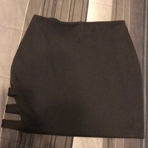 Black Express mini skirt - never been worn!